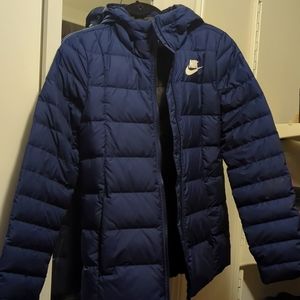 Nike duck down jacket size small